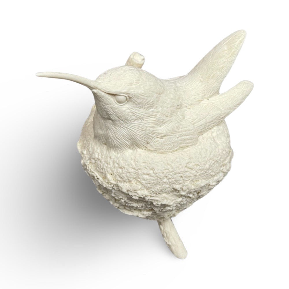 Hummingbird, Ruby-throated Life size in Nest - Guge Study Cast