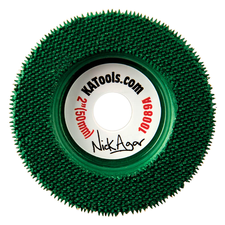 Merlin 2" 3-edge Tungsten carbide disc GREEN