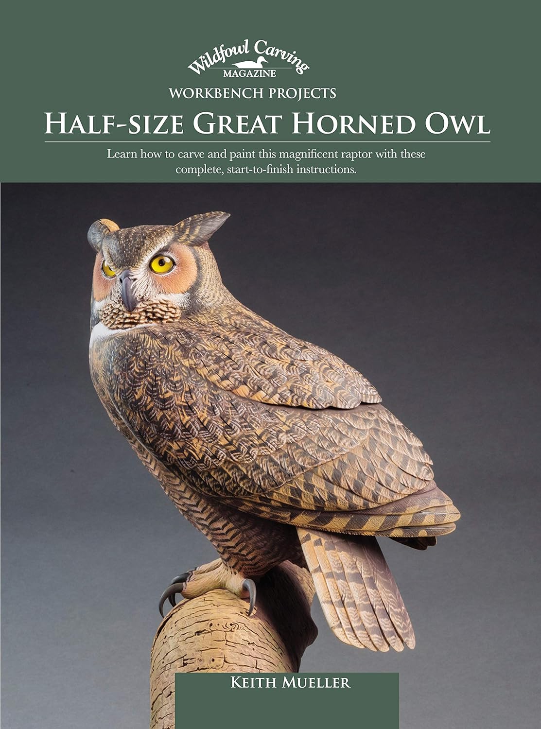 Half-size Great Horned Owl-Keith Mueller