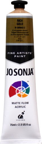 Jo Sonja's Paint Rich Gold Metallic 2.5oz.
