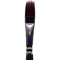 Ruby Satin Filbert Comb 3/8"
