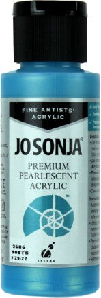 Jo Sonja Premium Pearlescent Blue 2 oz.