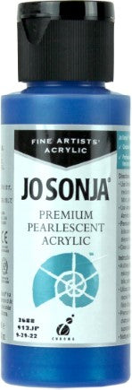 Jo Sonja Premium Pearlescent Deep Blue 2 oz.