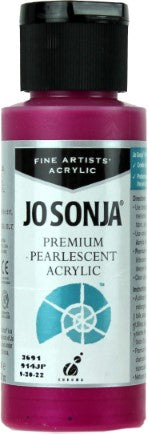 Jo Sonja Premium Pearlescent Magenta 2 oz.