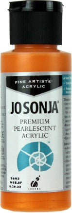 Jo Sonja Premium Pearlescent Orange 2 oz.