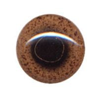 Fish Eye, Enamel-Backed, Veined 10mm