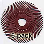 Scotch-Brite 9/16" Radial Bristle Disc 220 grit