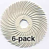 Scotch-Brite 2" Radial Bristle discs, 120 Grit