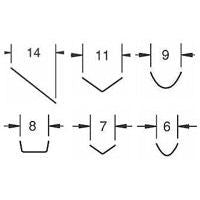 Foredom set of 6 medium chisels
