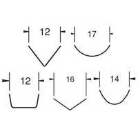 Foredom large chisels set of 5