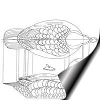 Duck, Bufflehead - Male, 2/3 Life Size Pattern