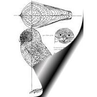 Owl, Burrowing - Standing, Life Size Pattern