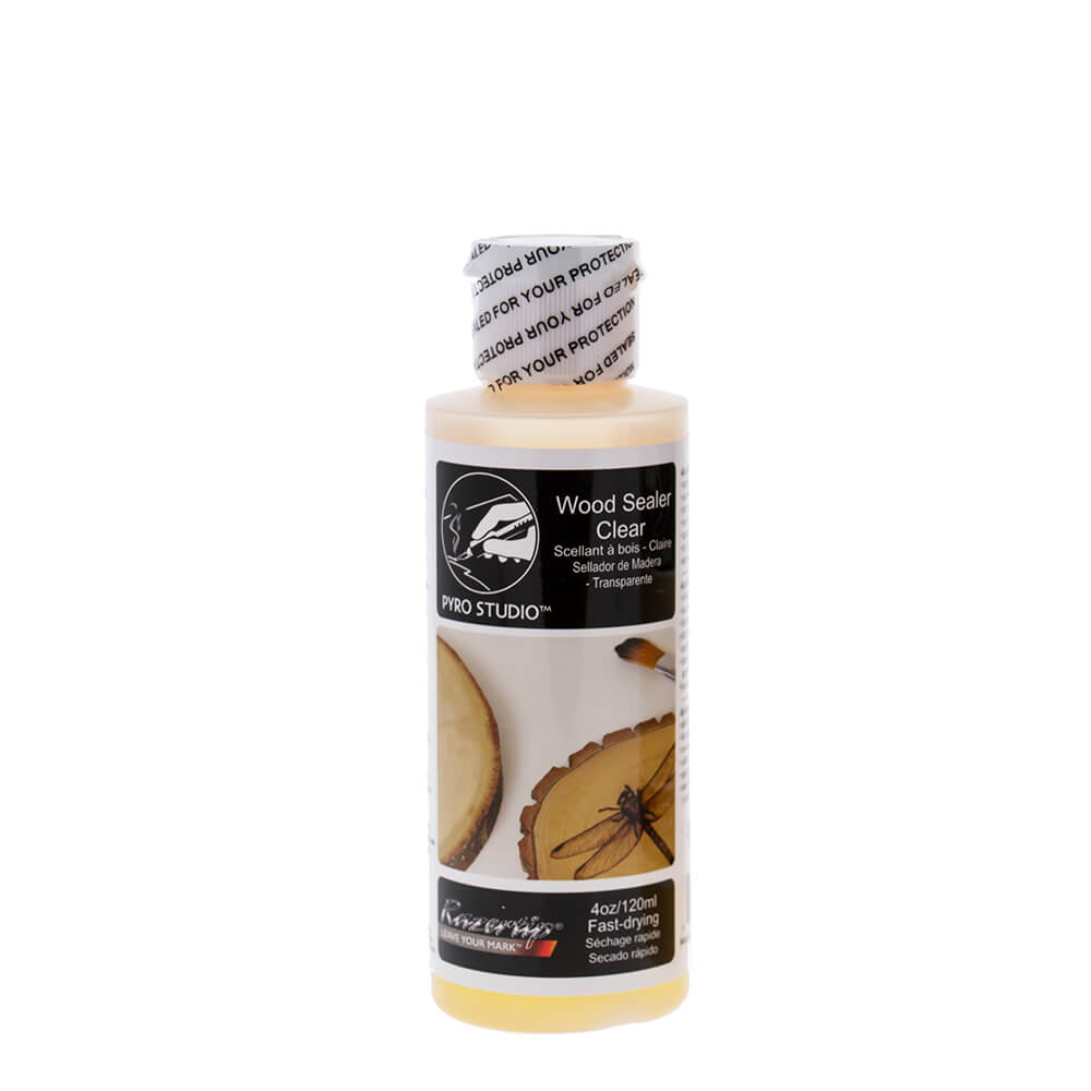 Pyro Studio Wood Sealer and Finish - Clear 4oz.