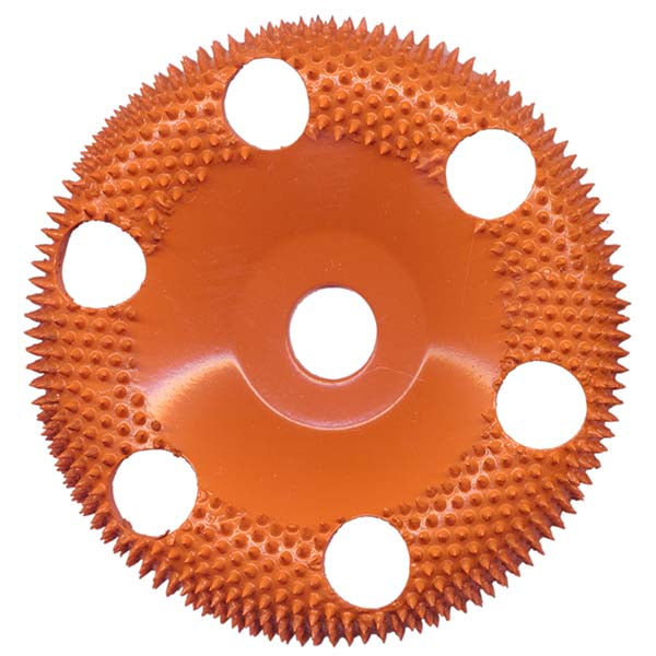 Saburrtooth 4" Donut Wheel w/Holes, EXTRA COARSE, 5/8" Bore