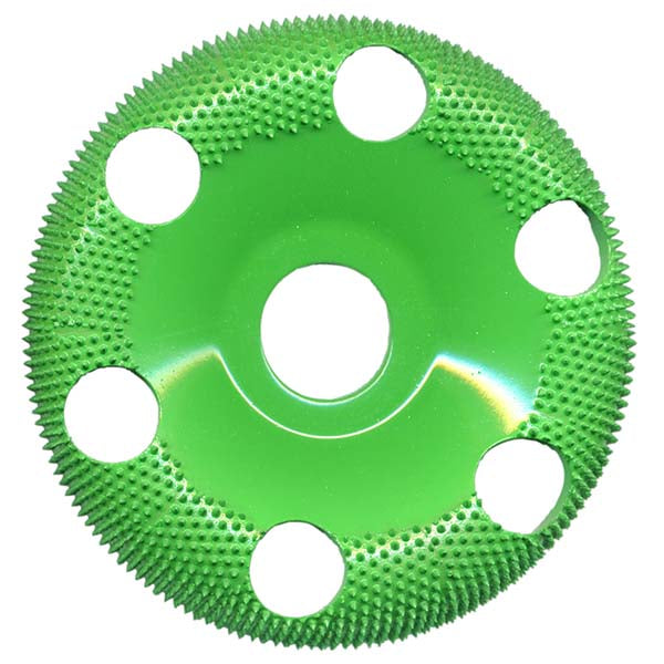 Saburrtooth 4" Donut Wheel w/Holes, COARSE, 7/8" Bore