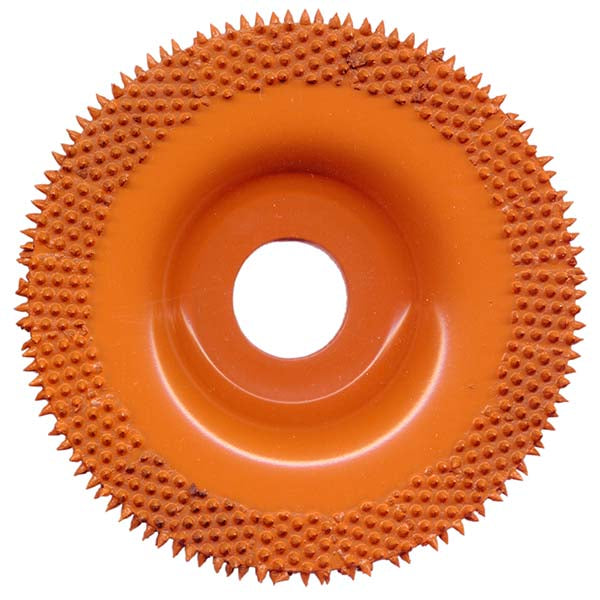 Saburrtooth 4" Flat Grooving Disc, EXTRA COARSE, 7/8" Bore