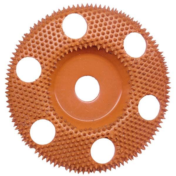 Saburrtooth 4" Sanding Disc w/Holes, EXTRA COARSE, 5/8" Bore