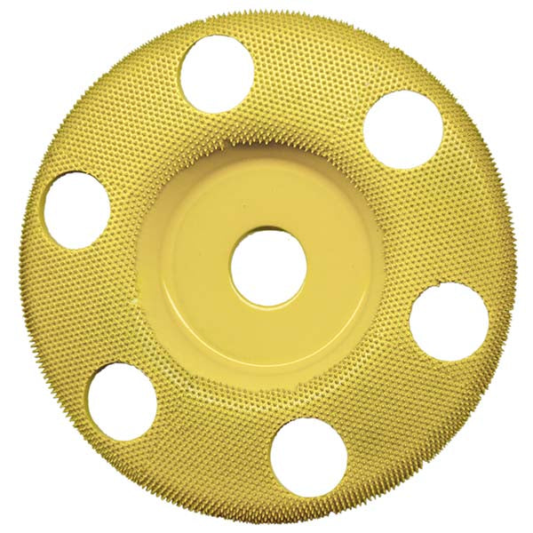 Saburrtooth 4" Sanding Disc w/Holes, FINE, 5/8" Bore