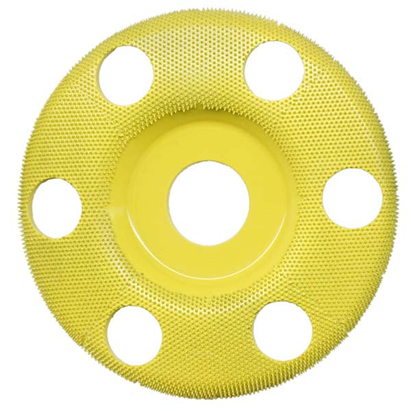 Saburrtooth 4" Sanding Disc w/Holes, FINE, 7/8" Bore