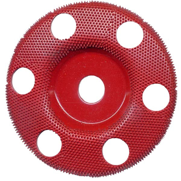 Saburrtooth 4" Sanding Disc w/Holes, MEDIUM, 5/8" Bore