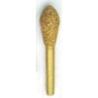 Dura-GRIT 1/4" PIA Flame bur 80 grit