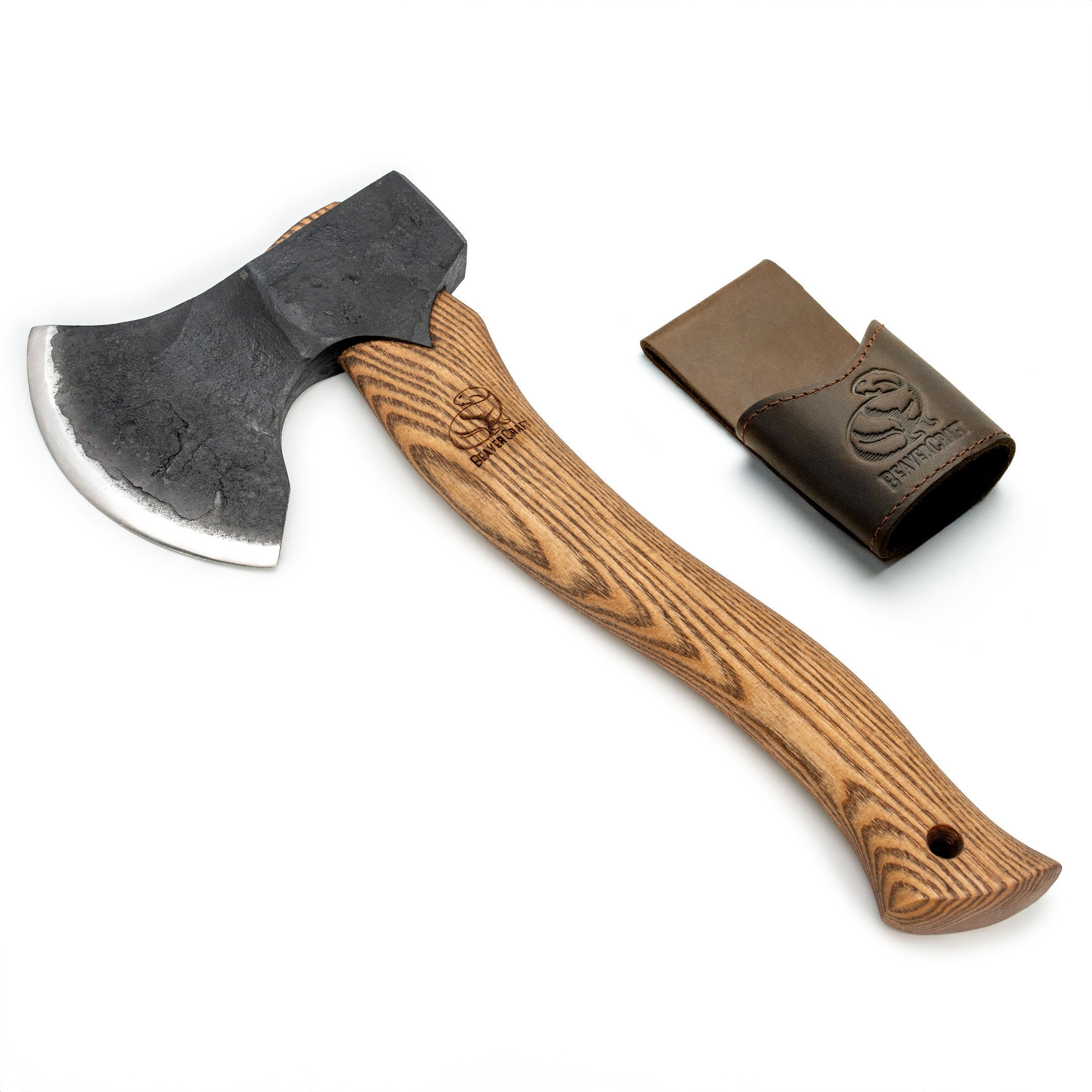 Carving Axe with Curved Blade