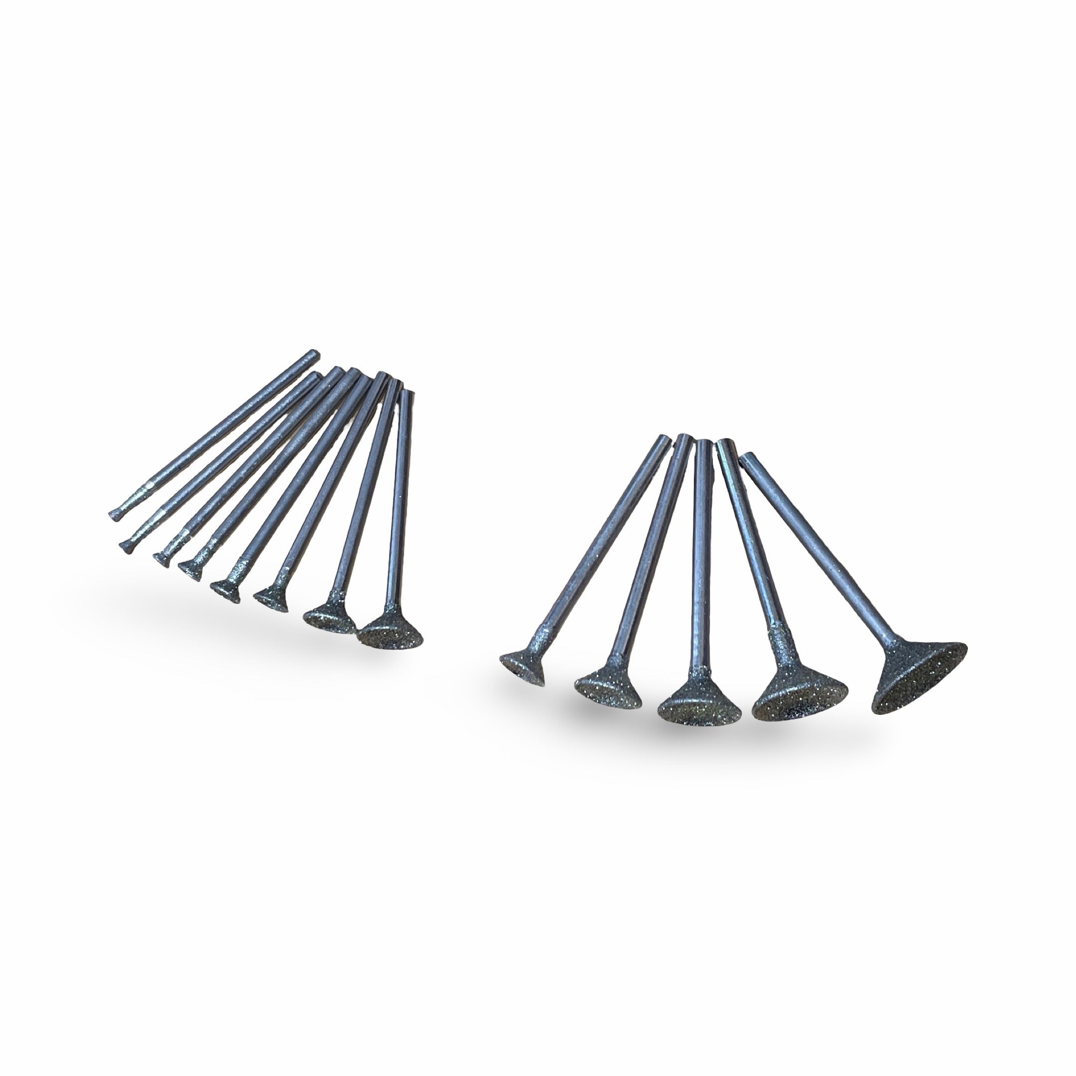 Diamond Bit Set - 3/32" and 1/8" Shanks 13 Pieces Bowl-end