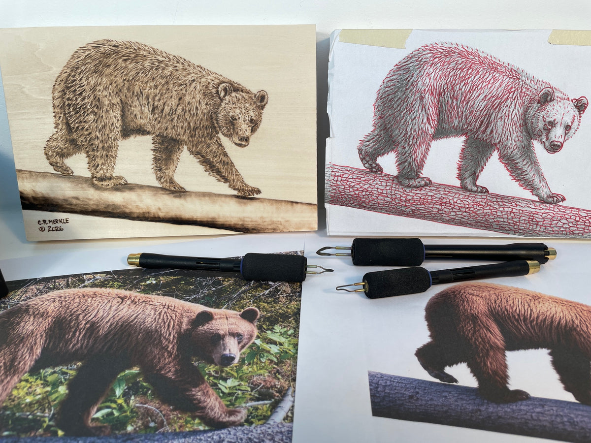 Pyrography Workshop December 5 2026 - Black Bear
