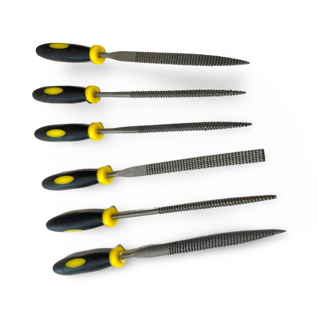 6-Piece Mini Rasp Set - Large (7 Inches or 180mm)