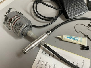 Foredom SR with #44T Handpiece and foot control - Used