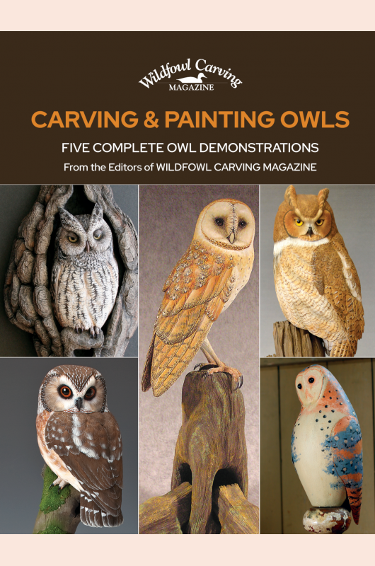 Carving and Painting Owls