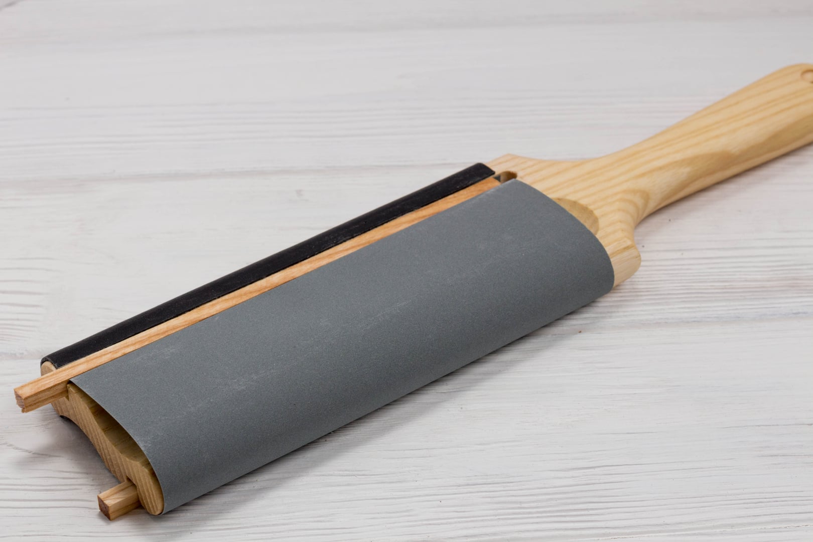 Paddle Strop for Spoon Knives 6.5x2.75 w/ sandpaper and P1 compound