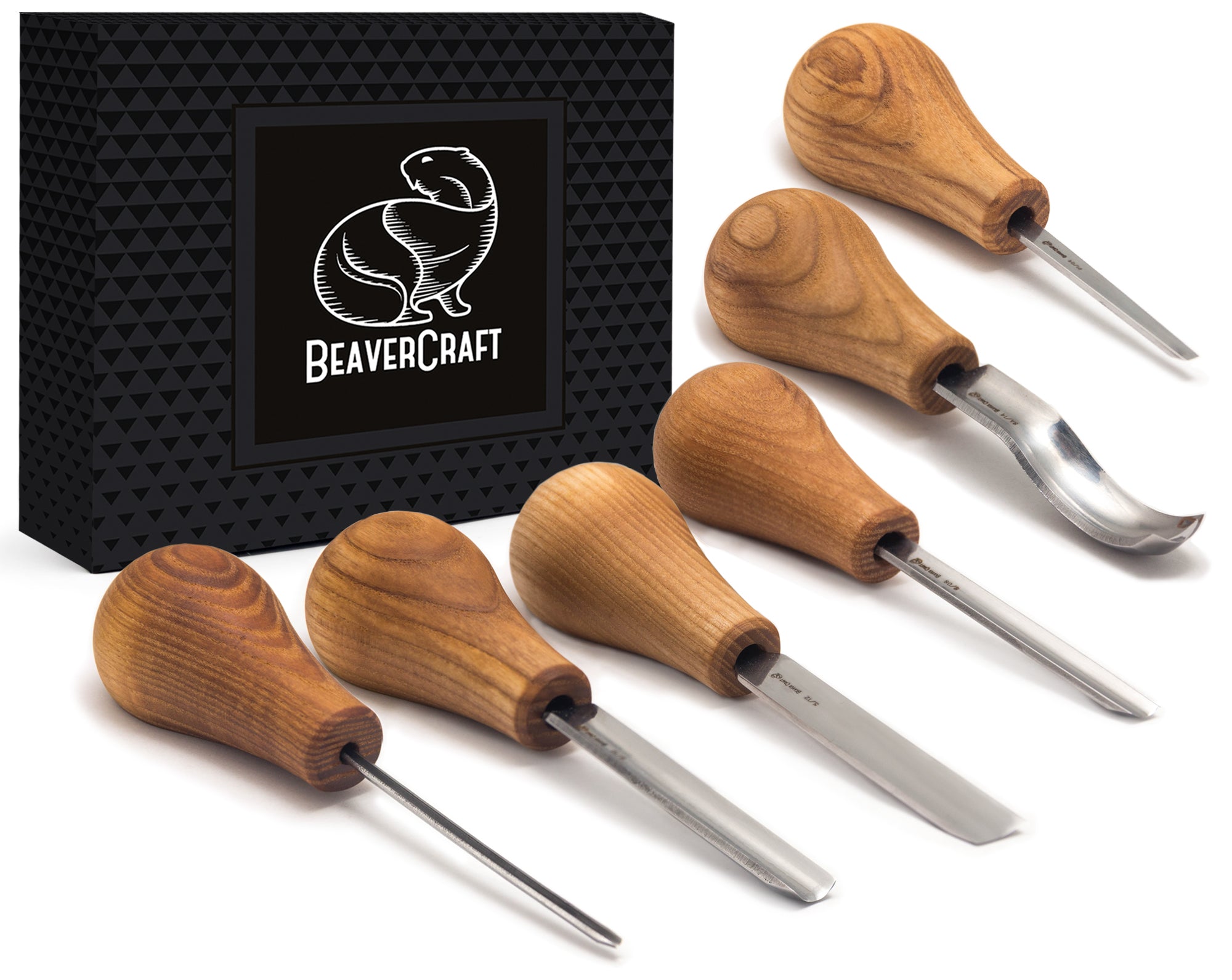 Wood Carving Set of 6 Palm Chisels