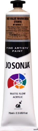Jo Sonja's Paint  Mid Value Warm Beige (Fawn) 2.5 oz.