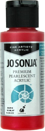 Jo Sonja Premium Pearlescent Red 2 oz.