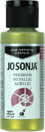 Jo Sonja's Premium Metallic Green Gold 2 oz.