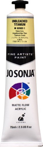 Jo Sonja's Paint Unbleached Titanium 2.5oz.