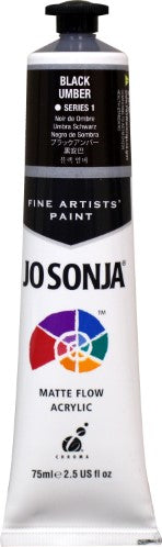 Jo Sonja's Paint Black Umber 2.5 oz.