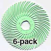 Scotch-Brite 2" Radial Bristle discs, 1-micron (14000)