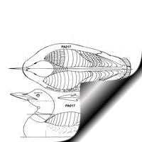 Loon - 1/2 Life Size Pattern