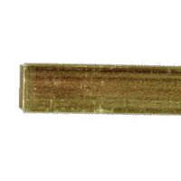 3/16" x 3/8"  Brass Rectangular Tube 12" length